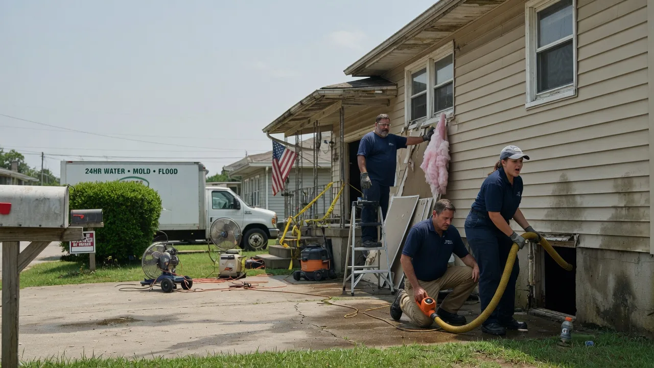 Water Damage Repair in Thomasboro, IL near me